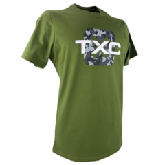 Camiseta Masculina TXC Custom Verde Militar Ref.191775