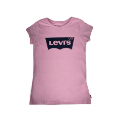 Camiseta Feminina Infantil Levi's Rosa Ref. PC9-LK001-0371