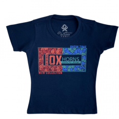 Camiseta Infantil Ox Horns Azul Marinho - REF: 5092