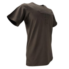 Camiseta Masculina Texas Farm TX Ledge Marrom Ref. CM442