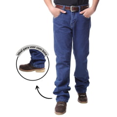 Calça Infantil Wrangler Jeans Azul Escuro - Ref. 13MWJDD