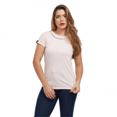 Camiseta Feminina TXC Custom Salmão Ref: 50105