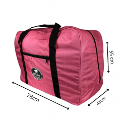 Bolsa de Nylon Para Sela Boots Horse Rosa