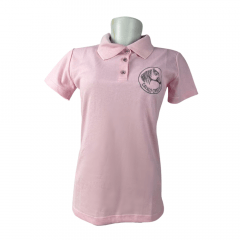 Camiseta Polo Feminina Sentinela Rosa Claro - Ref. PPEFCAV