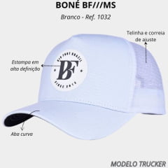 Boné Unissex BF///MS BF Class Branco Ref. 1032