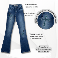 Calça Feminina Arame Jeans Cruz Nova Flare - Ref. 0220707