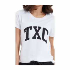 Camiseta Feminina Txc Custom Branco - Ref. 4988
