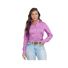 Camisa Feminina Minuty Bordada - Ref. 1200 - Escolha a cor