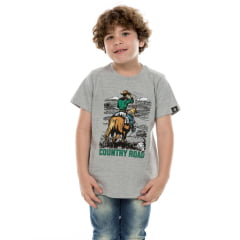 Camiseta Infantil Ox Horns Manga Curta Mescla Ref. 5200