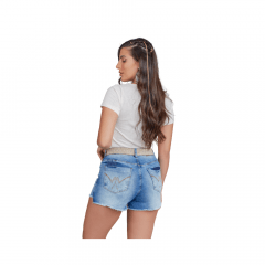 Shorts Jeans Feminina Minuty Azul Ref. 221227