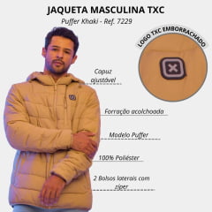 Jaqueta Masculina TXC Original Extra Puffer Ref. 7229