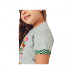 Camiseta Infantil Ox Horns Cinza - Ref.5120