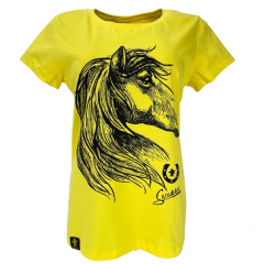 Camiseta Feminina Sacudido's Amarela BLFS 009