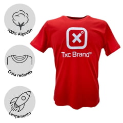 Camiseta Masculina TXC Custom X Vermelha - Ref. 191396
