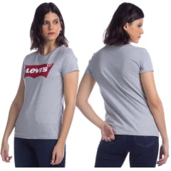 Camiseta Feminina Levi's Cinza Mescla - Ref. LB0010652