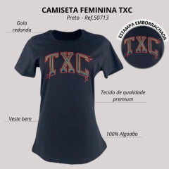 Camiseta Feminina TXC Manga Curta Logo Colorida Ref.50713