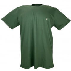 Camiseta Básica Masculina Ox Horns Verde Militar - Ref. 8027