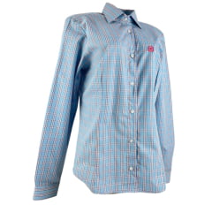 Camisa Feminina Txc Custom Xadrez Azul Claro Ref: 12224L