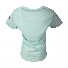 Camiseta Feminina Txc Custom Bordada Verde - Ref. 4985