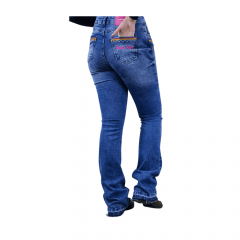 Calça Feminina Texas Farm  Bordada Pena - Ref. PDF021-PDF022