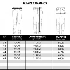 Calça Jeans Masculina TXC Custom X1 Light - Ref. 18020