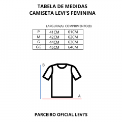 Camiseta Feminina Levi's Preta - REF:PC.LB001-8202