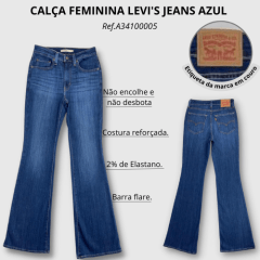 Calça Feminina Levi's Jeans Azul Hypersoft - Ref. A34100005