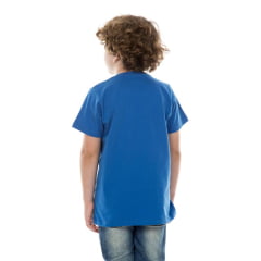 Camiseta Infantil Ox Horns Manga Curta Azul Ref. 5200