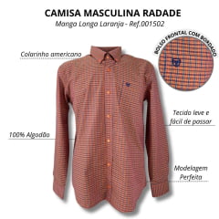 Camisa Masculina Radade Xadrez XN Fifty - Ref. 001502 - Escolha a cor