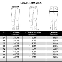 Calça Feminina Miss Country Jeans Bordado Cruz Ref. 1007