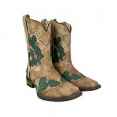 Bota Texana Feminina Vimar Boots Marfim Ref: 13170