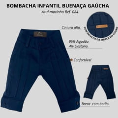 Bombacha Infantil Buenaça Castelhana Azul Marinho Ref:084