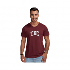 Camiseta Masculina Txc Custom Bordô Ref: 19740