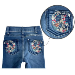 Calça Infantil West Dust Bootcut Flare Bordado - Ref.CL27911