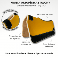 Manta Stalony Ortopédica com Borracha Anatômica - Ref.143