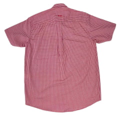 Camisa Masculina TXC Custom Xadrez Vermelho Ref. 2699C