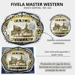 Fivela Unissex Master Western Ranch Sorting Ref. 634