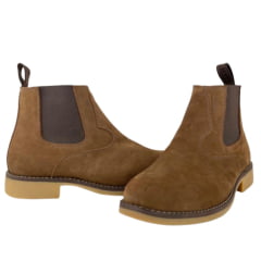 Botina Masculina Garotti Laredo Couro Nobuck - Escolha a cor