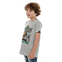 Camiseta Infantil Ox Horns Manga Curta Mescla Ref. 5200