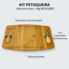 Kit Petisqueira Com 2 Facas Para Queijo - Ref. WC410091