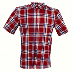 Camisa Masculina MDRS Xadrez Vermelho MC - Ref.: CMC-2092