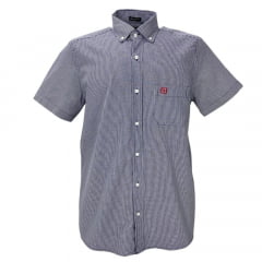 Camisa Masculina Txc Manga Curta Xadrez Azul - Ref. 2763C