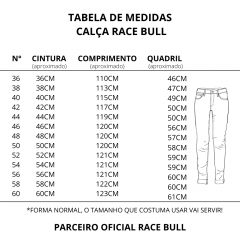 Calça Masculina Race Bull Tradicional - REF:010AZ.010EAZ