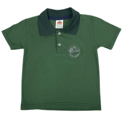 Camiseta Polo Infantil Verde Badana