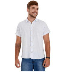 Camisa Masculina TXC Extra Manga Curta Branca - REF: 2796 C