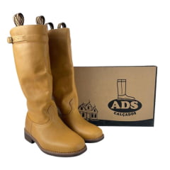 Bota Gaúcha Infantil ADS Couro Whisky Ref. 0536