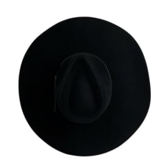 Chapéu Country Stetson Preto Carneira em Couro Ref. 64421