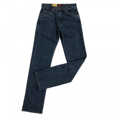 Calça Jeans Wrangler Masculina Azul Escuro Slim Fit