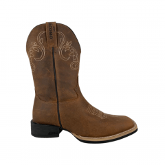 Bota Texana Feminina Jácomo Crazy Amêndoa - Ref. 1011/UF