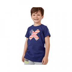 Camiseta Infantil Txc Custom Azul Marinho Ref: 14277